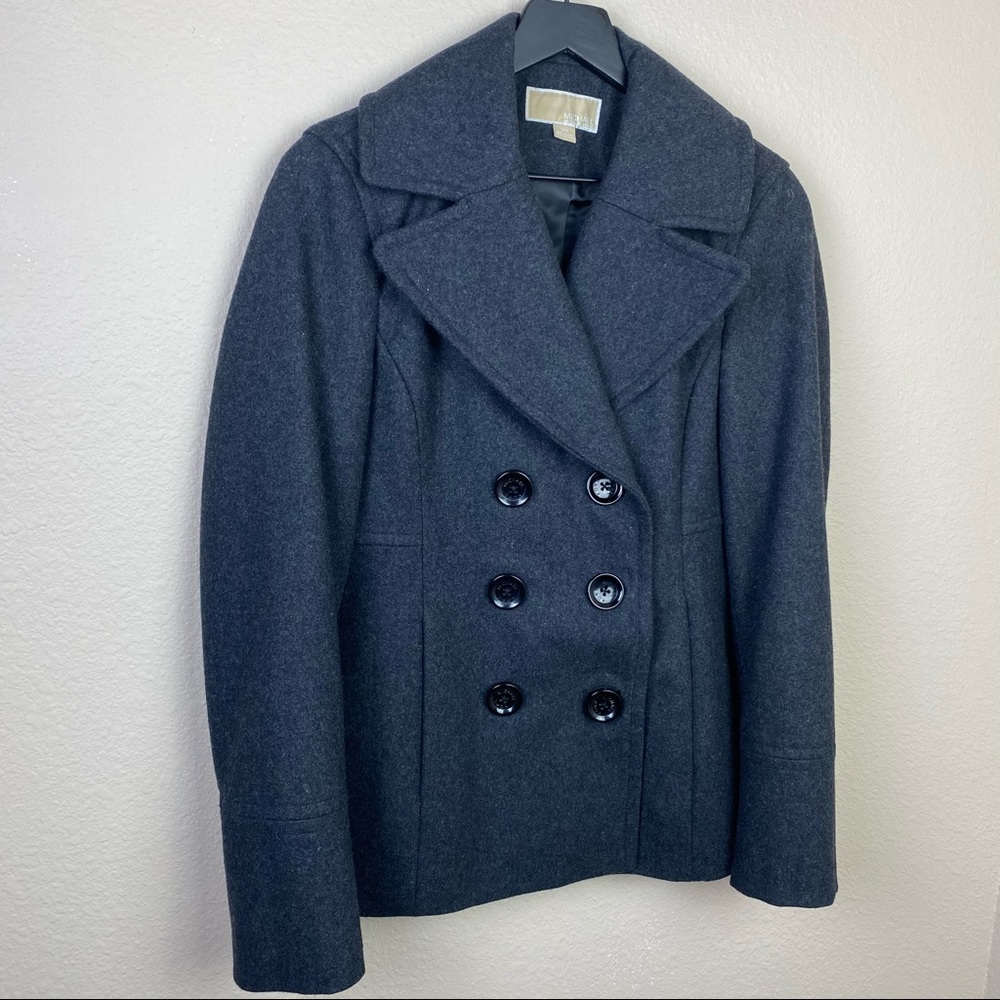 Michael Kors Wool Peacoat Jacket